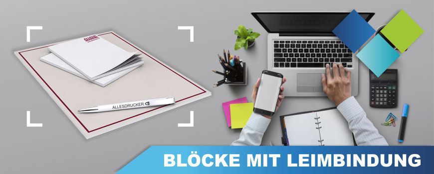 Blöcke mit Leimbindung