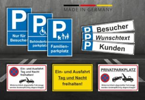 Parkplatzschilder