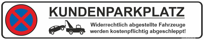 Kundenparkplatz