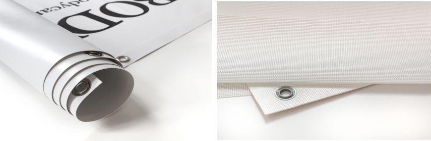 Planen Materialien für Baustellenbanner