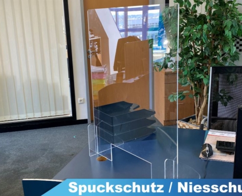 Spuckschutz gegen Coronaviren