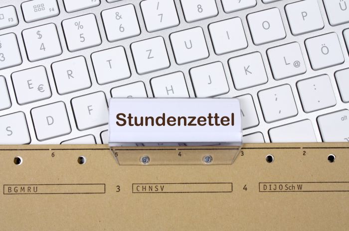Stundenzettel