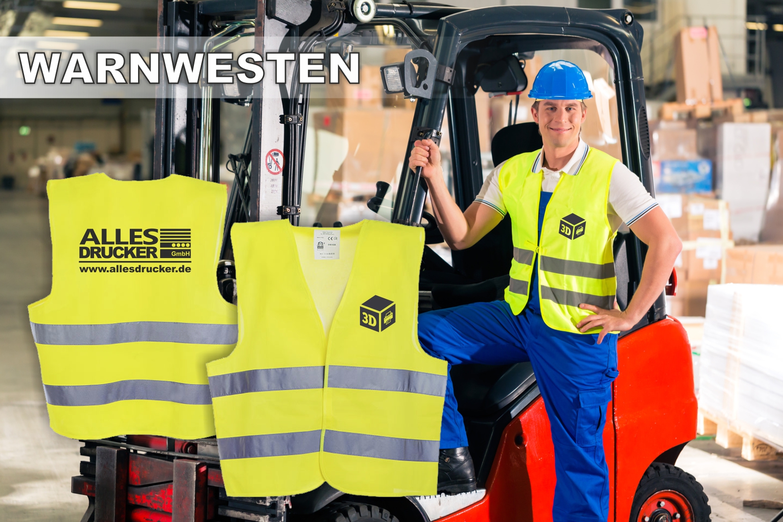 Warnweste SICHERHEITSDIENST Sicherheitsweste mit Druck auf Rücken