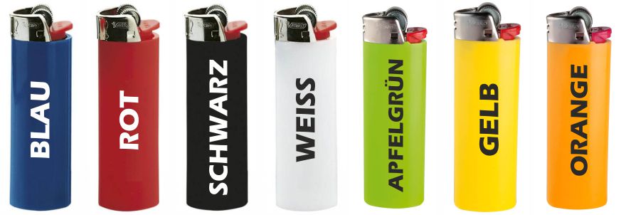 Werbefeuerzeuge BIC