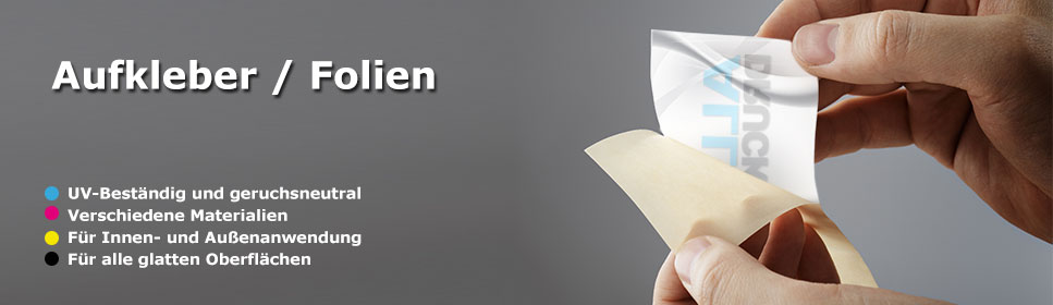Aufkleber und Folien