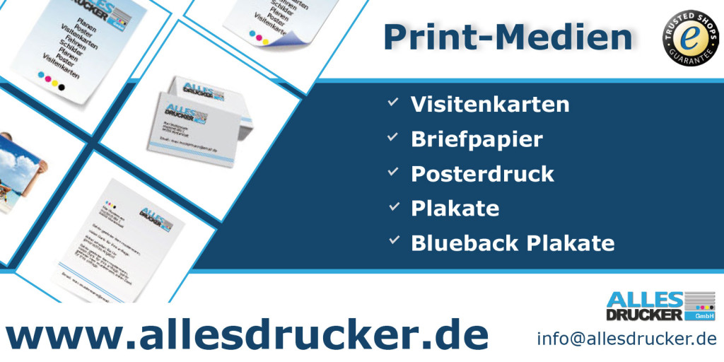 Flyer und sonstige Print-Medien